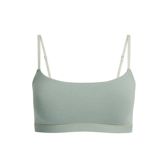 Skims Cotton Jersey Scoop Bralette Mineral Size Large - Picture 1 of 11